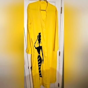 Woman's Classy and Elegant Maxi Dress, colors:💛💚💜 size:3X